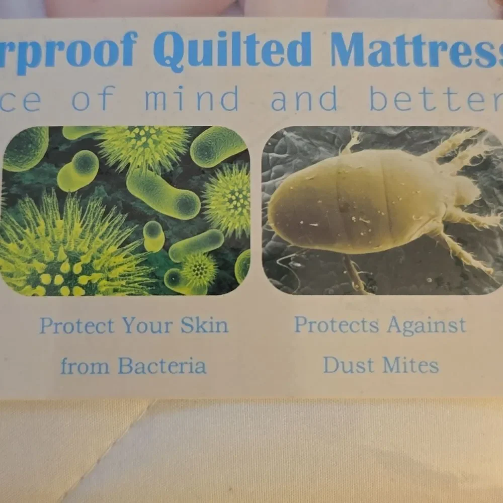 Waterproof Quilted Mattress Pad Queen